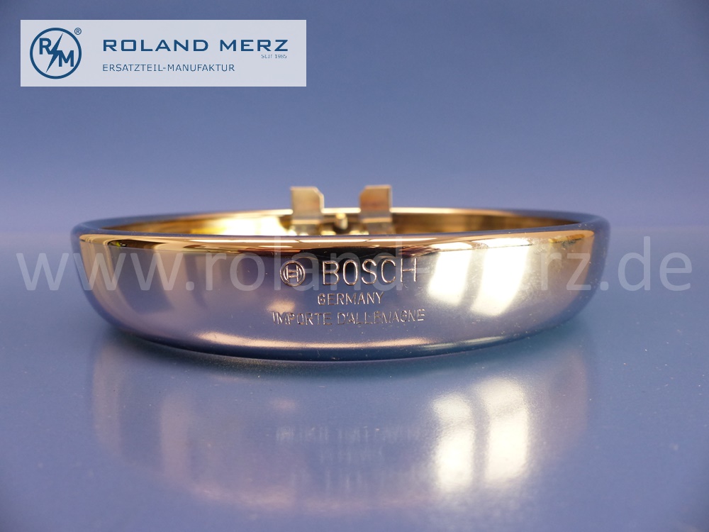 0008264789 Lampenring, Deckelring Scheinwerfer, verchromt, Kreuzschlitzschraube, Mercedes W120, W121, Ponton, Original Mercedes Neuteil, NOS 