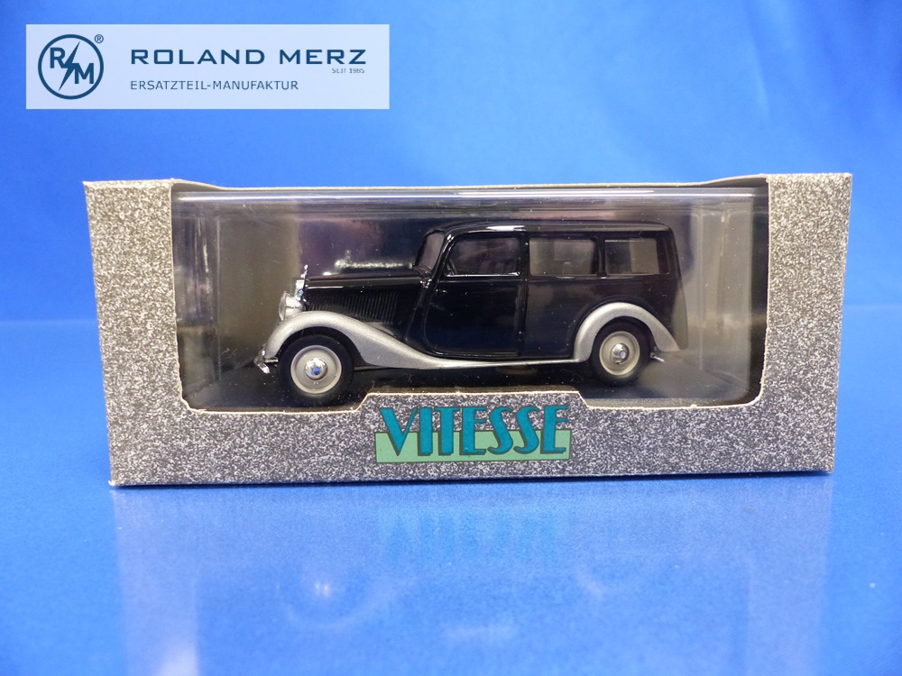 150350-01 Mercedes-Benz 170V Van Mercedes-Benz schwarz-silber 1939 - 1942 - 150350 Vitesse 1:43 Modell