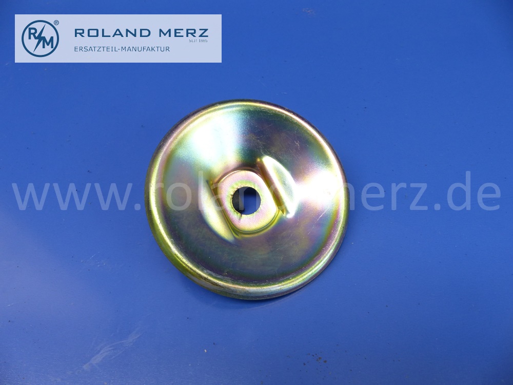 1212230531 Platte, Gummilager Vorderachsträger, Mercedes W110, Heckflosse, Original Mercedes Neuteil, NOS