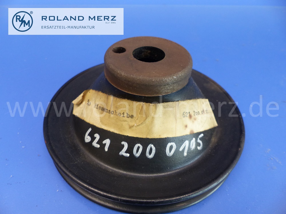 6212000105 Riemenscheibe, Aussendurchmesser 135mm, Mercedes Motor OM621, W121, MB 190Db Ponton, Original Mercedes Neuteil, NOS