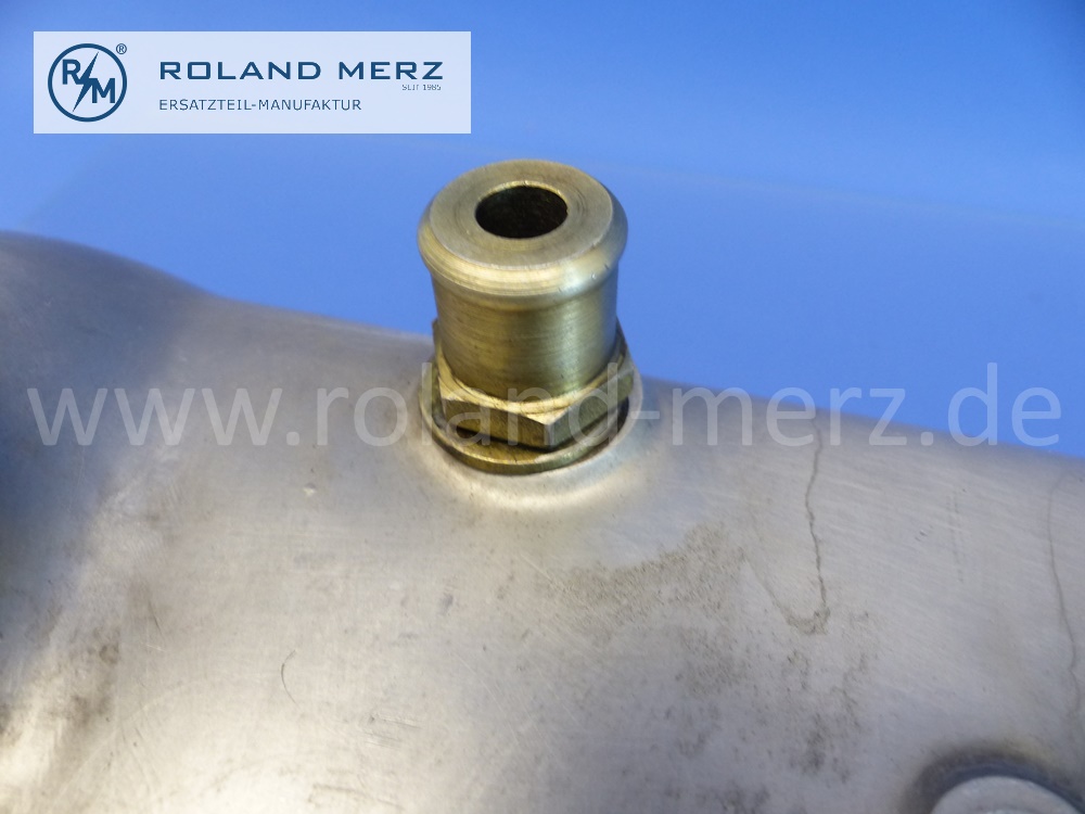 6210161105 Zylinderkopfhaube, Ventildeckel, mit Entlüftungsrohr 6210101670 und Verschlussdeckel 1365010054, Mercedes OM615, OM621, Original Mercedes Ersatzteil, NOS - gebraucht -