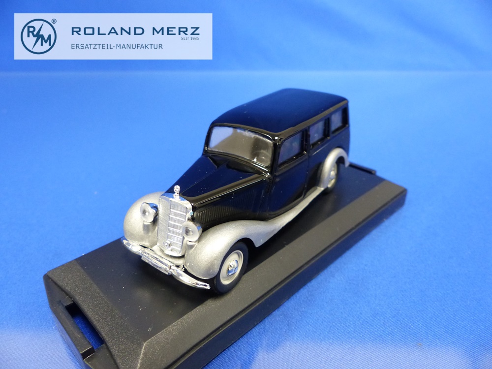 150350-07 Mercedes-Benz 170V Van Mercedes-Benz schwarz-silber 1939 - 1942 - 150350 Vitesse 1:43 Modell
