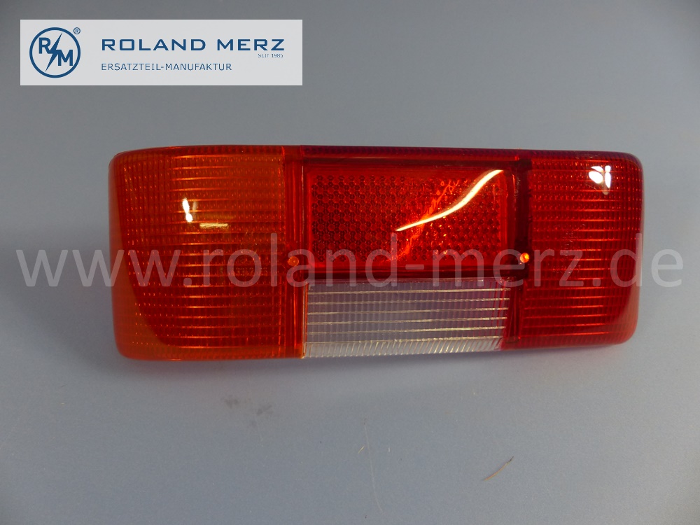 1158261356 Lichtscheibe, Lichtfenster, Lampenglas Rücklicht, links, ältere Version, Mercedes W114, W115, Strich 8, Original Mercedes Neuteil, NOS 