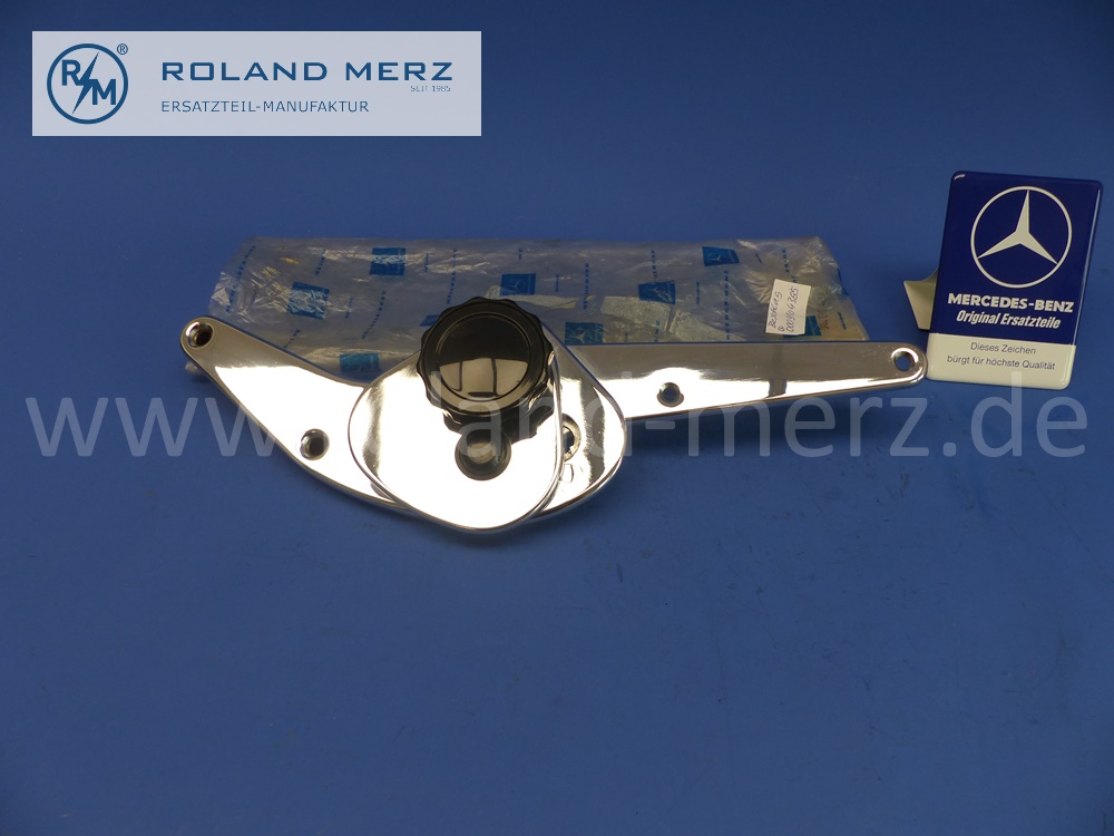 0009104385 Lehnenverstellung links, linker Vordersitz, mit Handrad, Mercedes W108, W109, W110, W111, W114, W115, original Mercedes Neuteil, NOS 