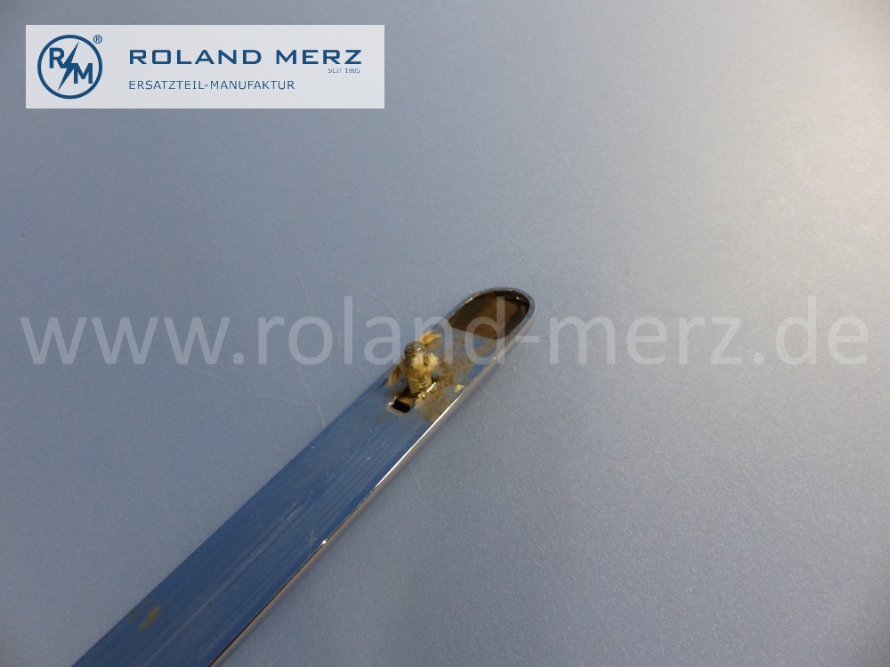 101807300381 1807300381 Zierstab, Zierleiste unten, Fondtür, rechts oder links, Länge 725mm, Mercedes W180, Ponton, MB 220S, Original Mercedes Neuteil, NOS