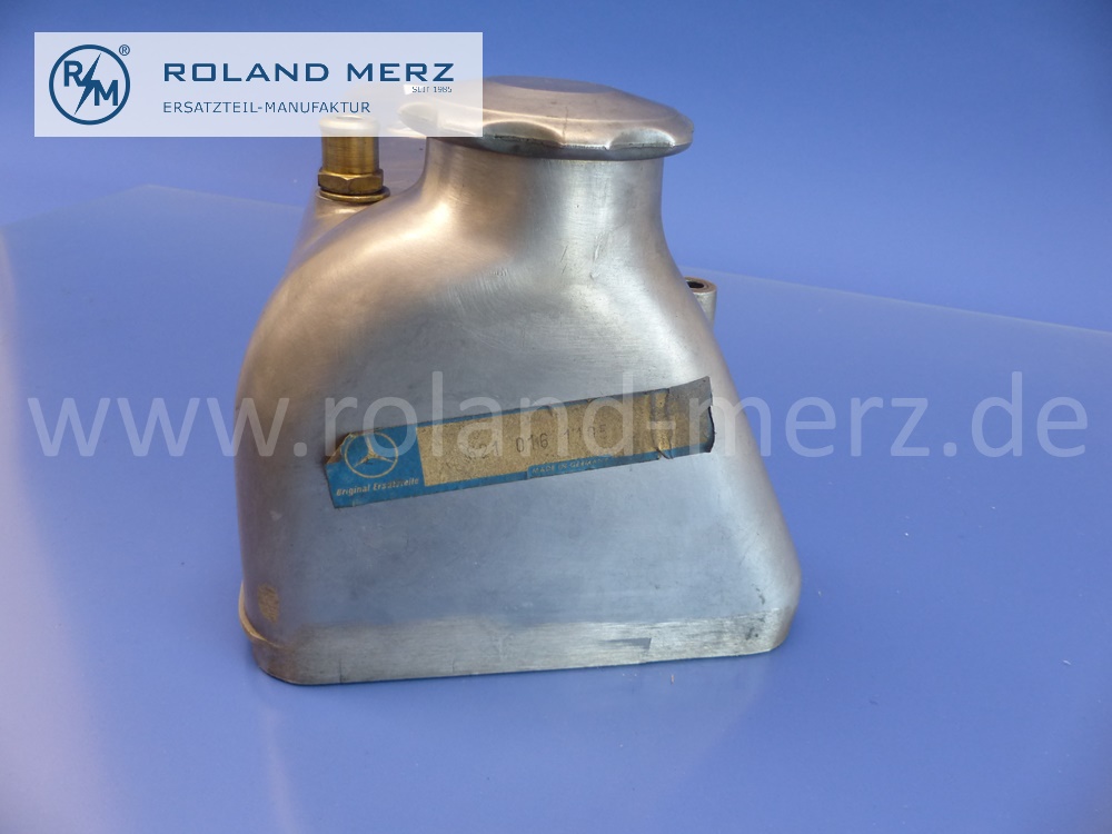 6210161105 Zylinderkopfhaube, Ventildeckel, mit Entlüftungsrohr 6210101670 und Verschlussdeckel 1365010054, Mercedes OM615, OM621, Original Mercedes Ersatzteil, NOS - gebraucht -