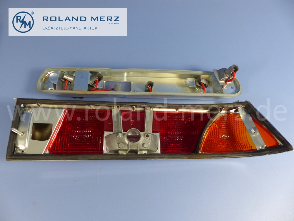 1118201164 Schlussleuchte, Heckleuchte, Rückleuchte, links, Blinker orange, komplett, Mercedes W112, W111, Original Mercedes Neuteil, NOS 