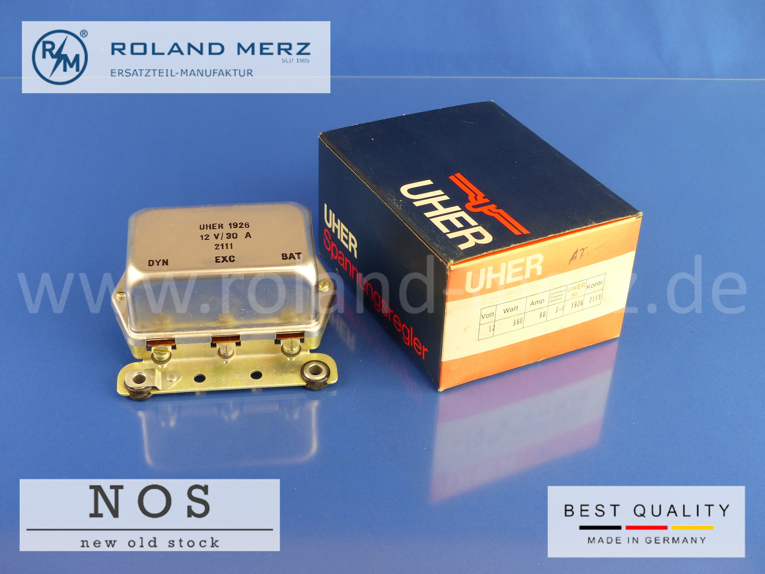 1926 Spannungsregler Uher Citroen DS19 DS21 Renault R4 Floride