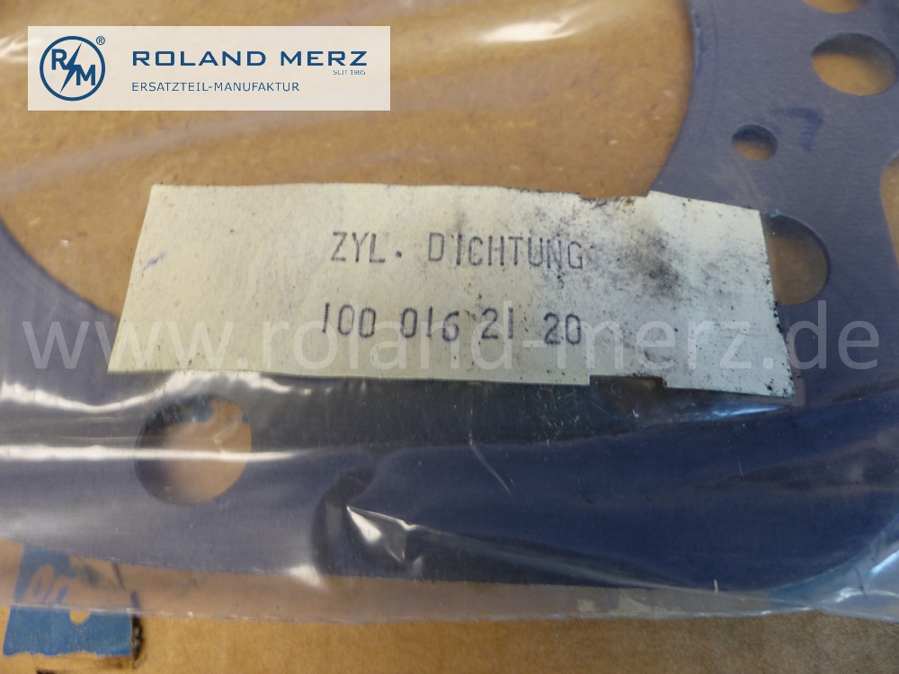 1000162120 Zylinderkopfdichtung, Dichtung Zylinderkopf, links, Mercedes Motor V8, M100, M100.985, W116, 450SEL 6.9, Original Mercedes Neuteil, NOS 
