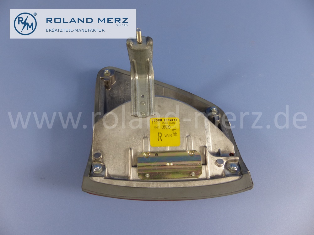 1168204261 Bosch Leuchteinheit, Scheinwerfer, rechts, mit Blinkleuchte, gelbe Nebellampe, Rechtsverkehr, Mercedes W116, Original Mercedes Neuteil, NOS 