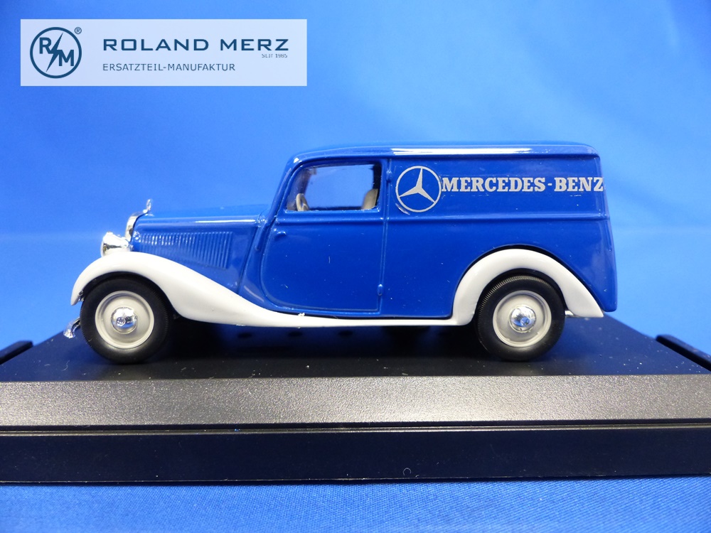 290b-05 Mercedes-Benz 170V Van Mercedes-Benz blau 1939 - 1942 - 290 Vitesse 1:43 Modell