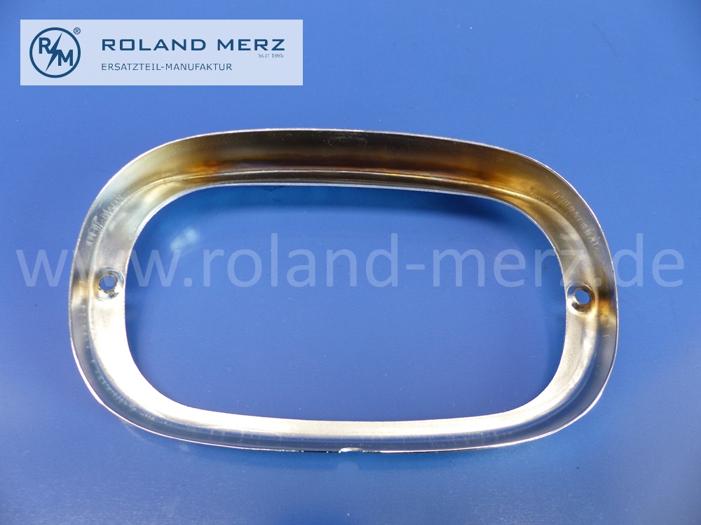 7127ZN Chromrahmen Nebelscheinwerfer Hella, 155mm x 95mm, Original Hella Neuteil, NOS 