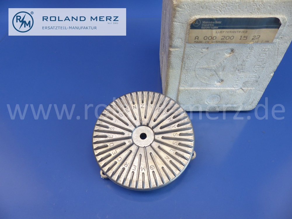 0002001522 Lüfterantrieb, Viscokupplung, Mercedes Motoren M110, M123, Original Mercedes Neuteil, NOS