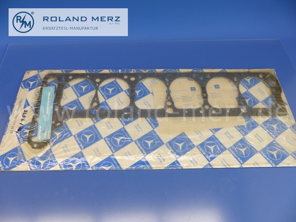 1800163520 Dichtung Zylinderkopf, Zylinderkopfdichtung, Mercedes Motor M180, Original Mercedes Neuteil, NOS 