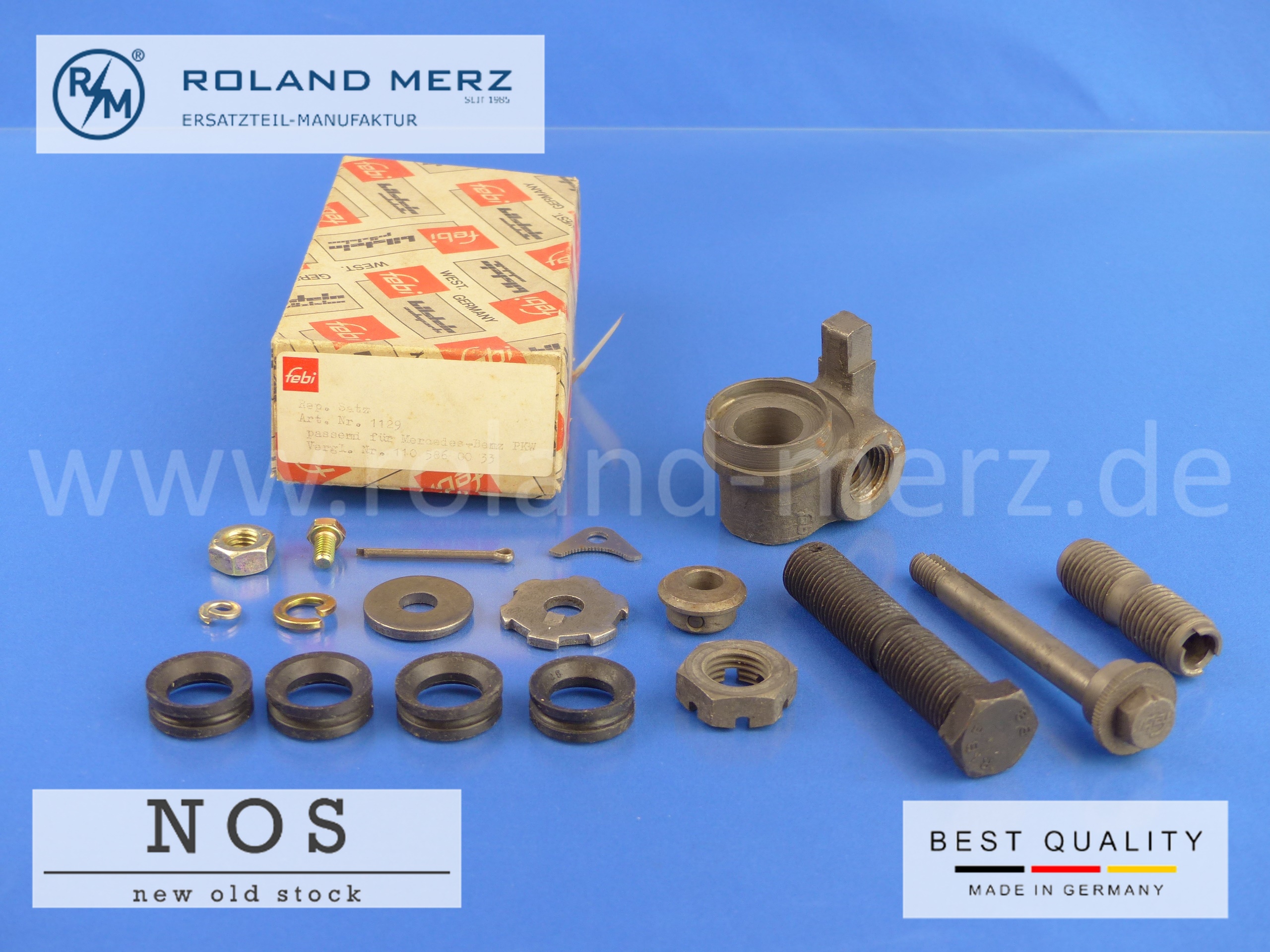 P1160291 Reparatursatz Querlenker oben/unten Mercedes 190SL, Ponton