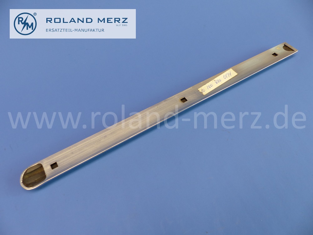 101808800194 1808800194 Zierstab Vorderkotflügel mit Gummieinlage, Länge 390mm, Mercedes W180, 220a und 220S bis FG. 65 06179, Original Mercedes Neuteil, NOS 