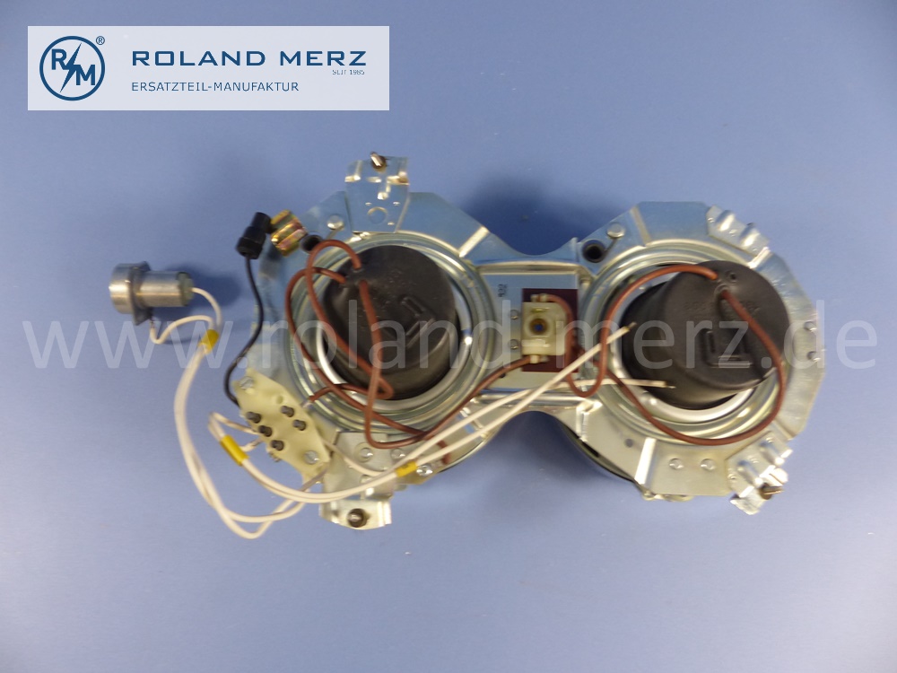 1088202861 Bosch Leuchteinheit, Scheinwerfer, Doppelscheinwerfer, asymmetrisch, Rechtsverkehr, rechts, Mercedes W109, 300SEL, Original Mercedes Neuteil, NOS - unvollständig - 
