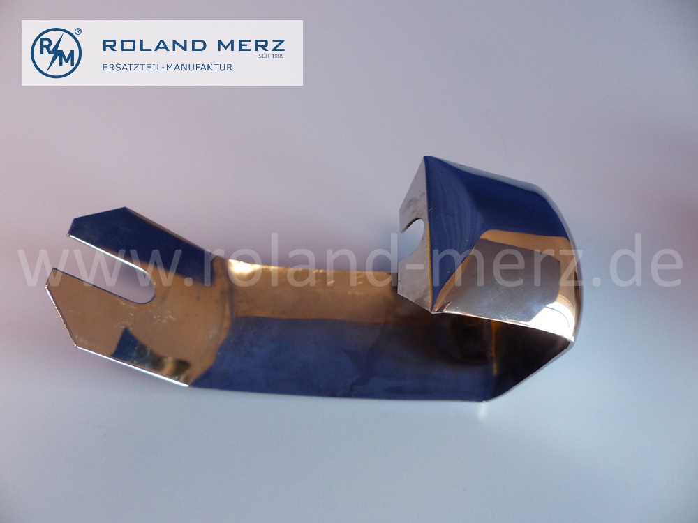 1118855122 Abdeckung für Stoßfängerfuge vorn, Mercedes W111, W112, 220SEb Cp/Cb, 250SEb Cp/Cb, 280SE Cp/Cb, 300SE Cp/Cb, Original MB-Neuteil, NOS