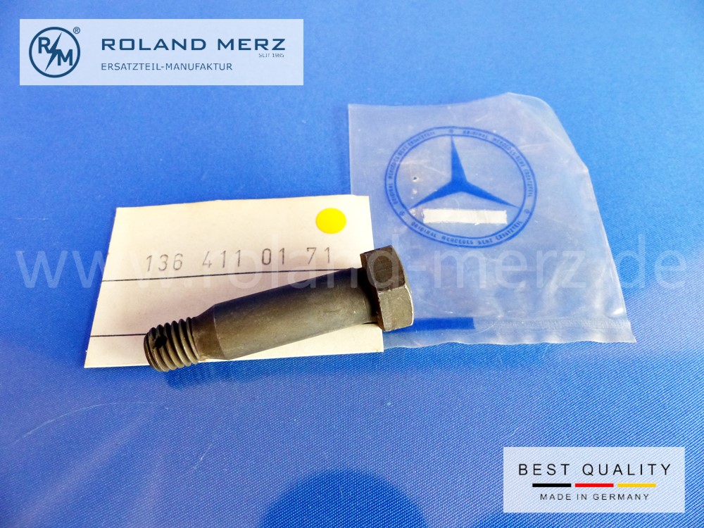 1364110171 Passschraube kurz Gelenkscheibe M 10 x 46 Mercedes alle 170 u. 220 Mod. 180, 180D original Mercedes Neuteil NOS