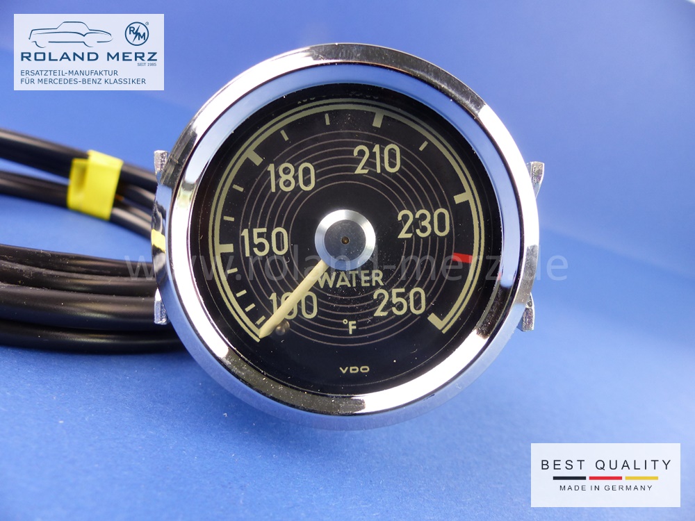 P1100132 Kühlwasserfernthermometer 52mm original Neuteil VDO mit englischer Beschriftung