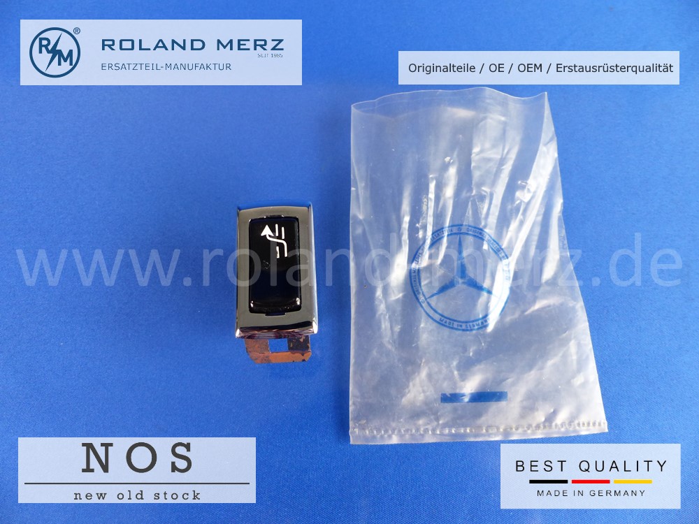 0018210651 Tastschalter 001 821 06 51 für Schiebedach für Mercedes 250S, SE – 300SEb