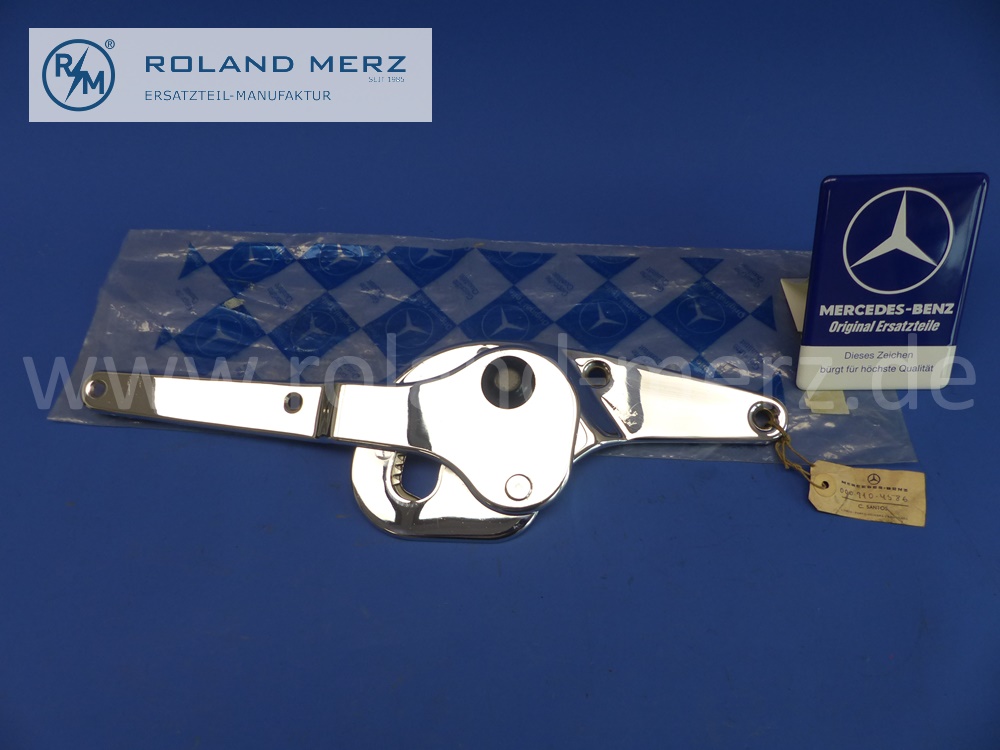 0009104586 Lehnenverstellung links, rechter Vordersitz, Mercedes W110, W111, original Mercedes Neuteil, NOS 