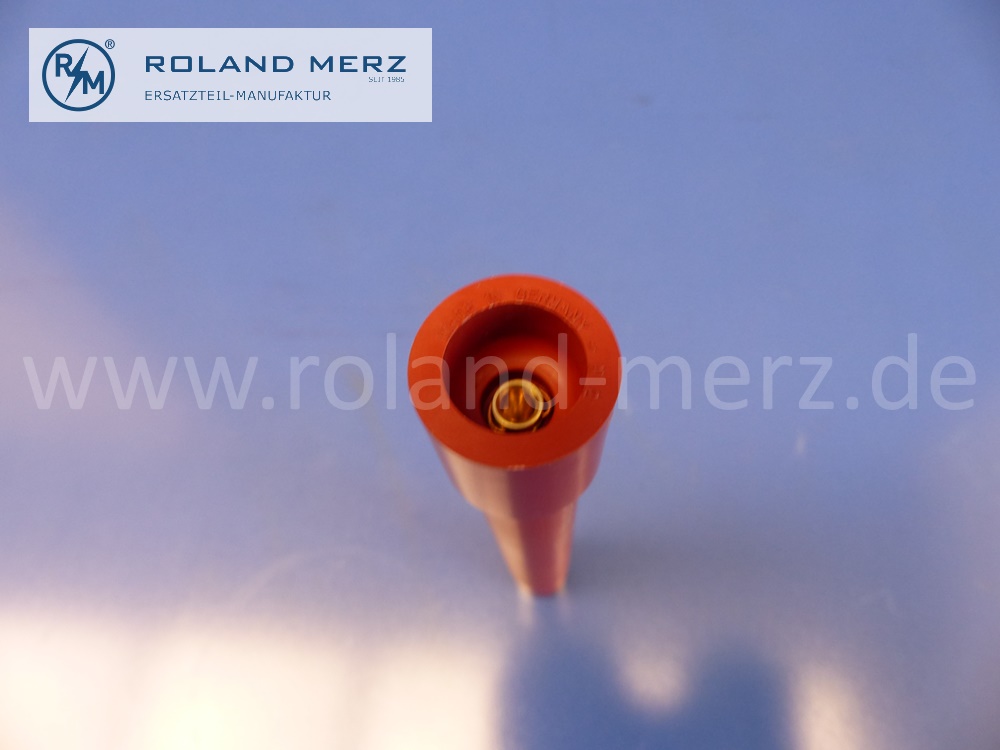 Zündkerzenstecker BMW nicht entstört, 0k Ohm für BMW 501 / 502 / 503 / 507 aus Bakelit, Eigenfertigung Roland Merz Ersatzteilmanufaktur