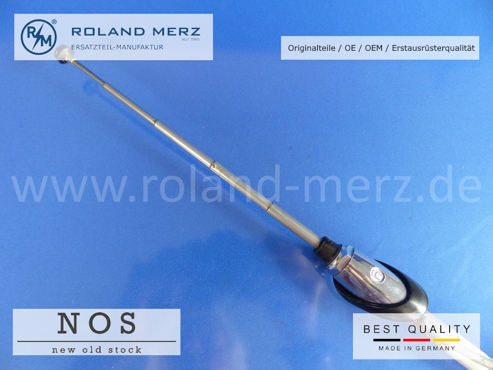 P1140656 Hirschmann Edelstahl Versenkantenne AUTA 2250 LS11, 5 teiliges Teleskop 105 cm lang