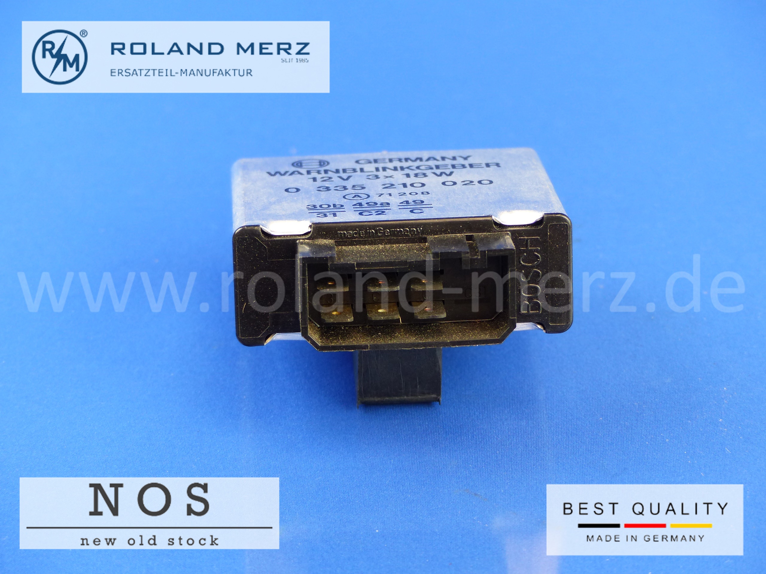 Warnblinkgeber Bosch 0 335 210 020, 12V Hanomag