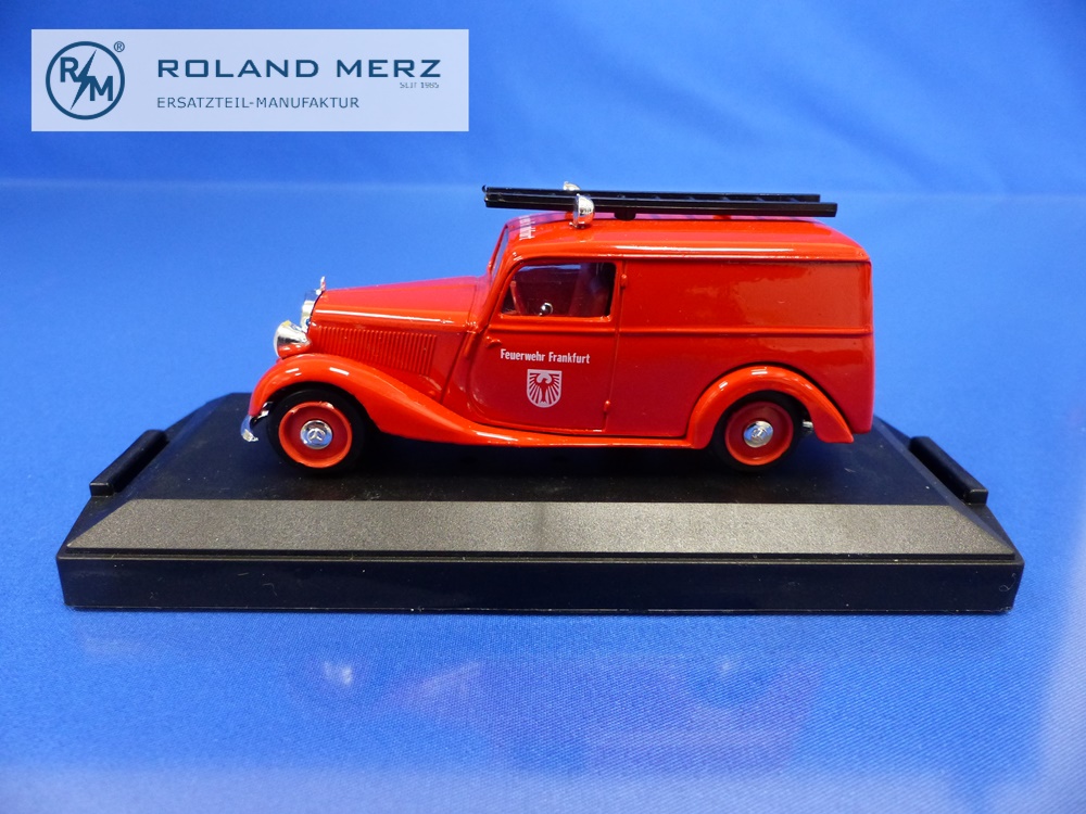291-04 Mercedes-Benz 170 Van Feuerwehr Frankfurt am Main 1939