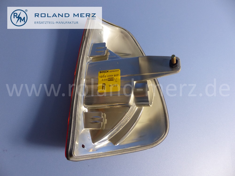 1238203261 Bosch Leuchteinheit, Scheinwerfer, mit Blinkleuchte, H4, rechts, Rechtsverkehr, Mercedes W123, Original Mercedes Neuteil, NOS 
