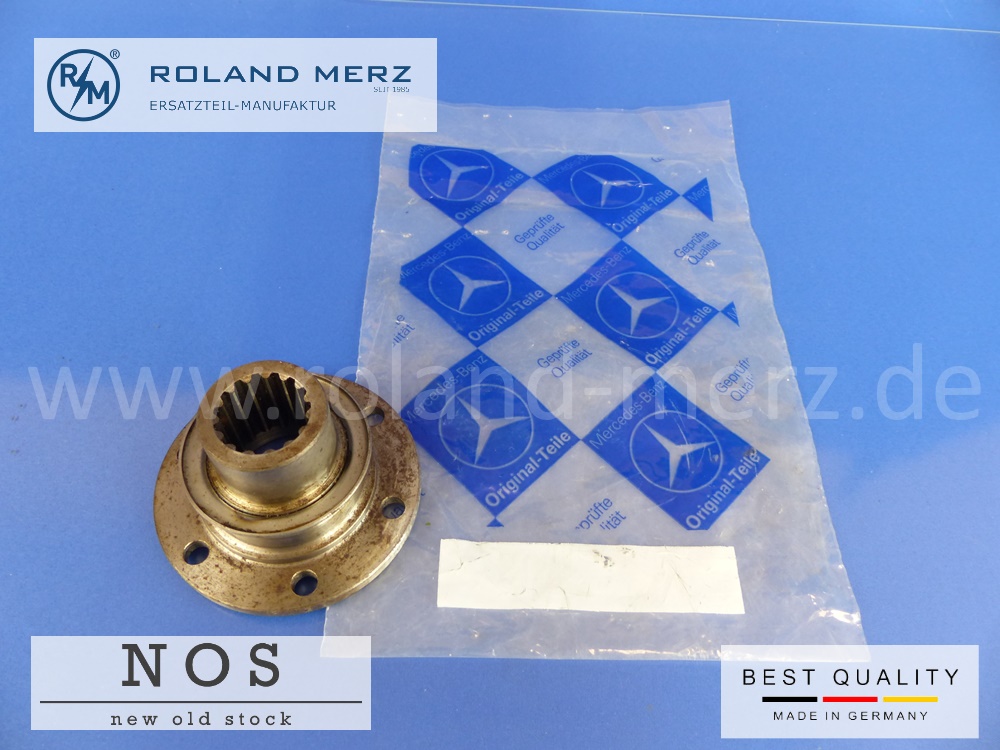 3192620145 Kupplungsflansch mit Stützring am Getriebe, Mercedes L 319 / O 319, MB-Originalteil NOS