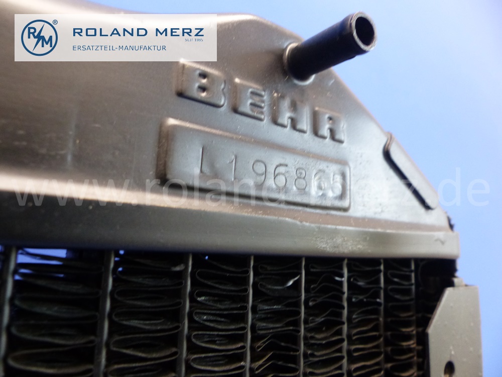 1135001003 Kühler, Wasserkühler, Wärmetauscher, Mercedes W113 Pagode, Automatikgetriebe, 67x53x6, E: 1135001103, Original Mercedes Neuteil, NOS - geprüft -