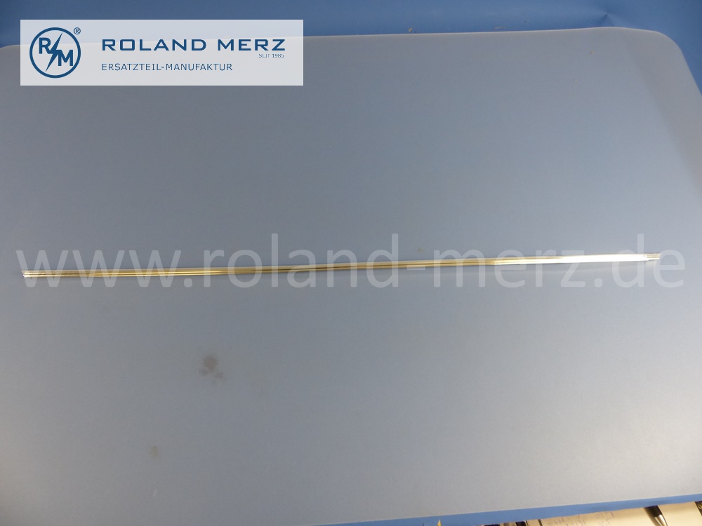 1137250382 Zierstab, Zierleiste, Türoberkante links, Mercedes W113, Pagode, 230SL, 250SL, 280SL, Länge 850mm, Original Mercedes Neuteil, NOS
