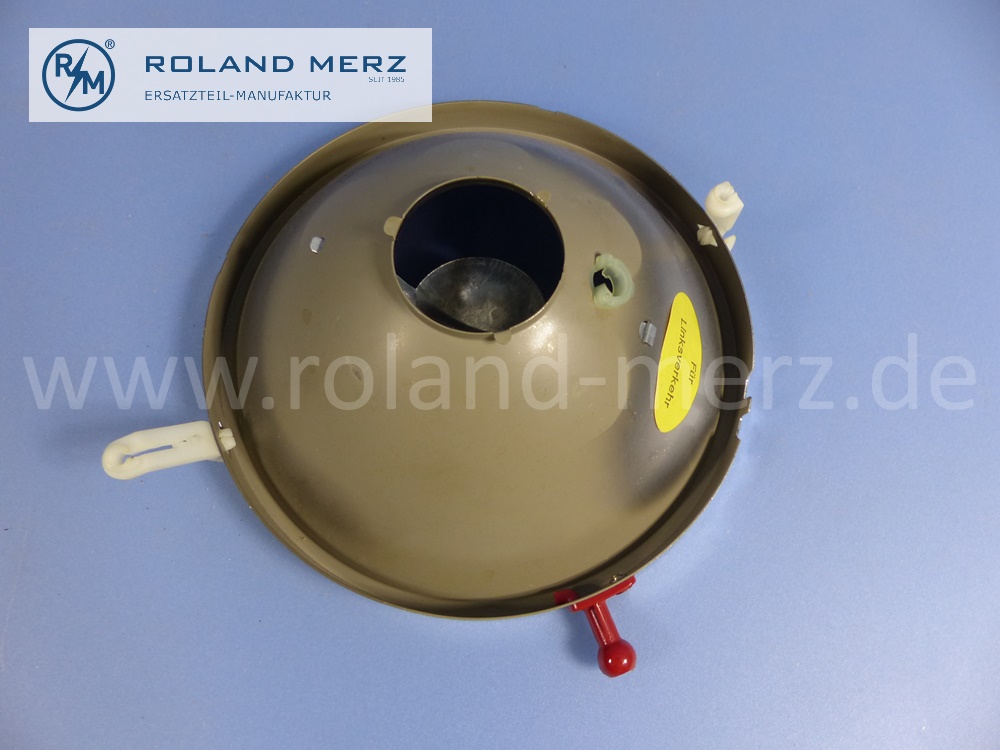 0008267478 Hella reflector head lamp, left, Bilux, left hand traffic, Mercedes W123, original Mercedes spare-part, NOS
