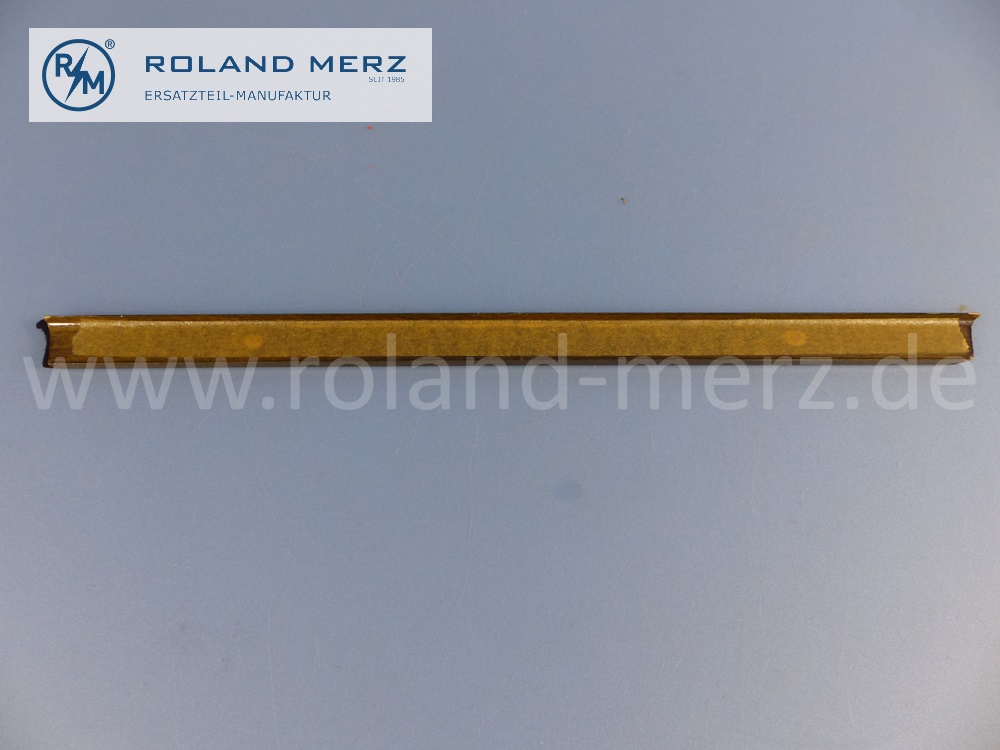 1117300551, Verkleidung Fensterschlüssel, Holzleiste, Fondtür links, vorne, Farbe 0481 dunkel, Länge 370mm, Mercedes W111, 220SB, 220SEB, Original Mercedes Neuteil, NOS