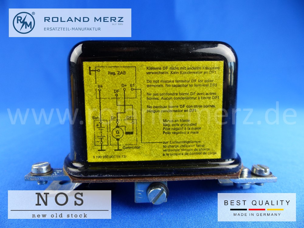 P1110741 Gleichstromregler Bosch 0 190 206 004, 7V 15A für BMW und Puch