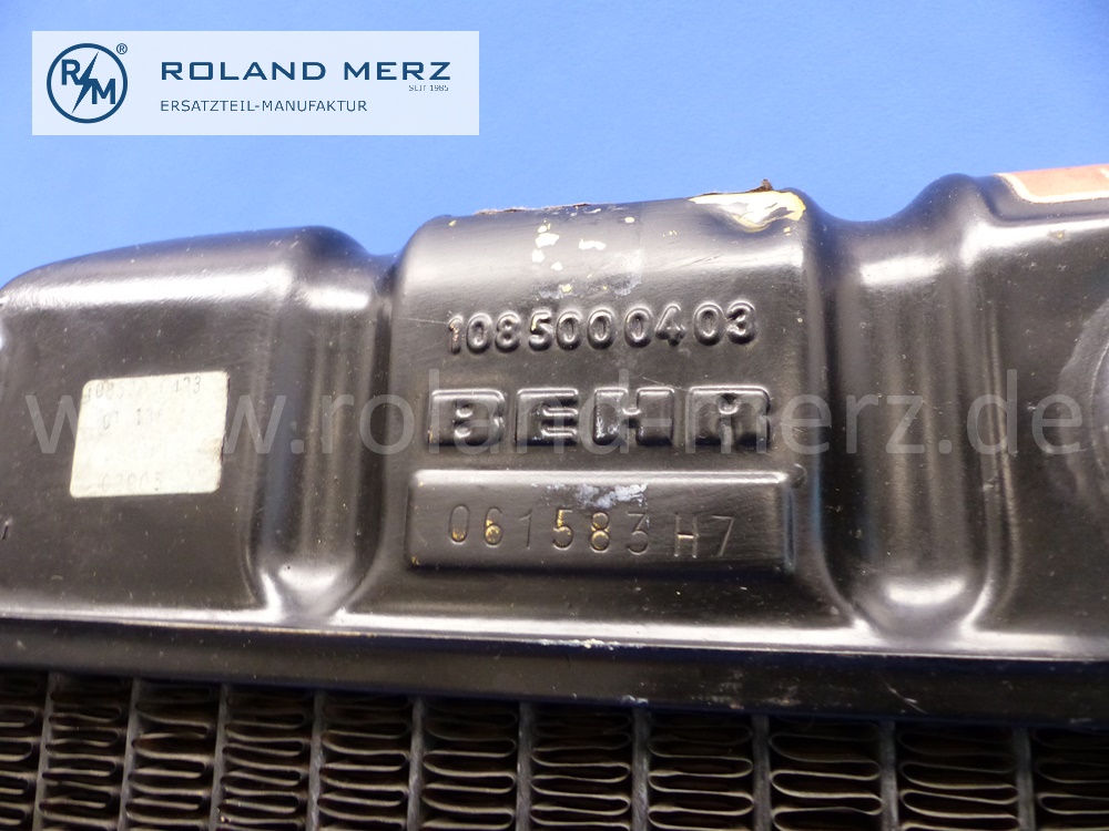 1085000403 Kühler, Wasserkühler, Wärmetauscher, Mercedes W108, 108.012, 108.014, 250S, 250SE, Original Mercedes Neuteil, NOS - geprüft -