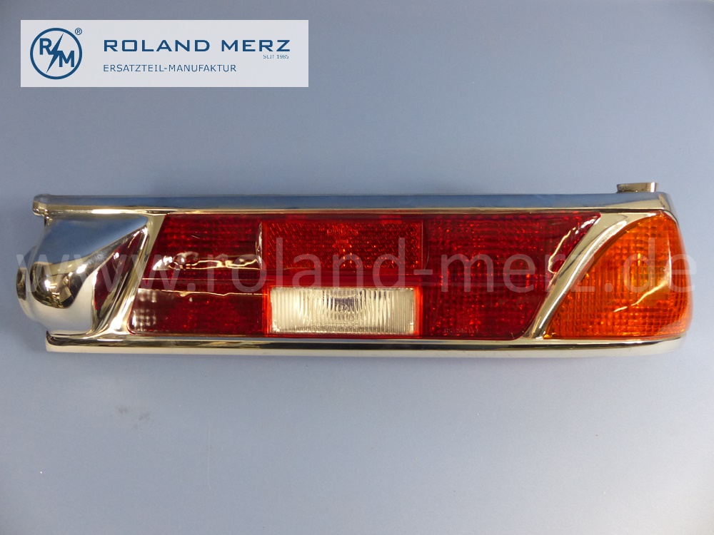 1118260852 Lichtscheibe, Lichtfenster, Lampenglas Rücklicht, rechts, Blinker orange, W111, Original Mercedes Neuteil, NOS
