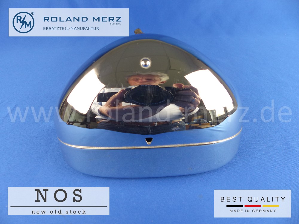 P1120320 Hella 128 ZN - 4 Nebelscheinwerfer mit gelben Glas und Chromgehäuse für Porsche 356
