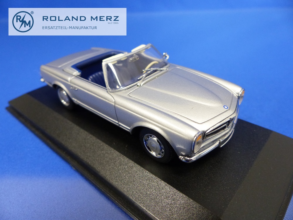 032230-07 Mercedes-Benz 280 SL Cabriolet silber - Minichamps PMA 1:43