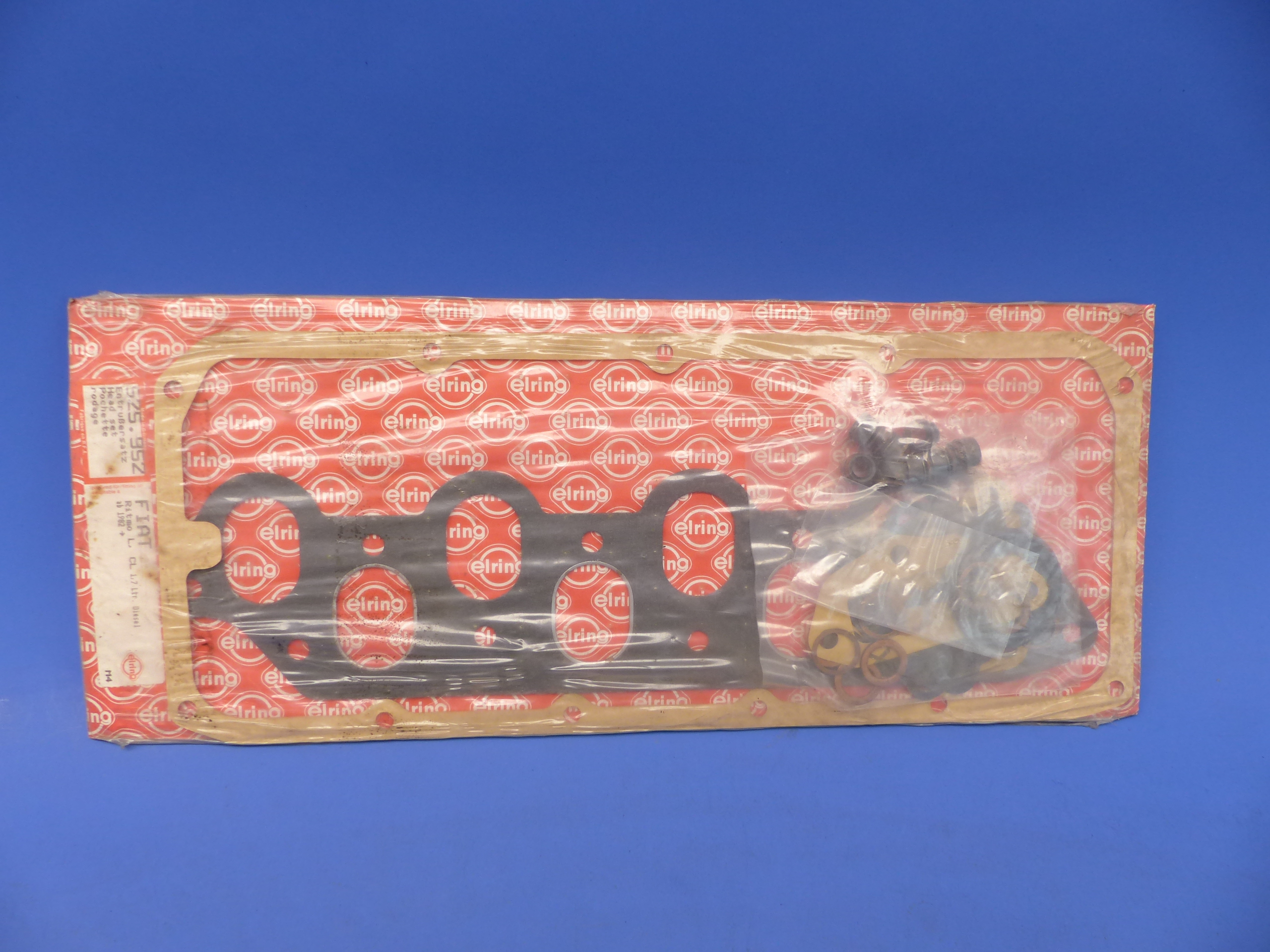 525.952 Dichtungssatz, Dichtsatz Motor, Entrußersatz, Fiat Ritmo L / CL, 1,7 Diesel, 1979 - 1982, original Elring Neuteil, NOS 