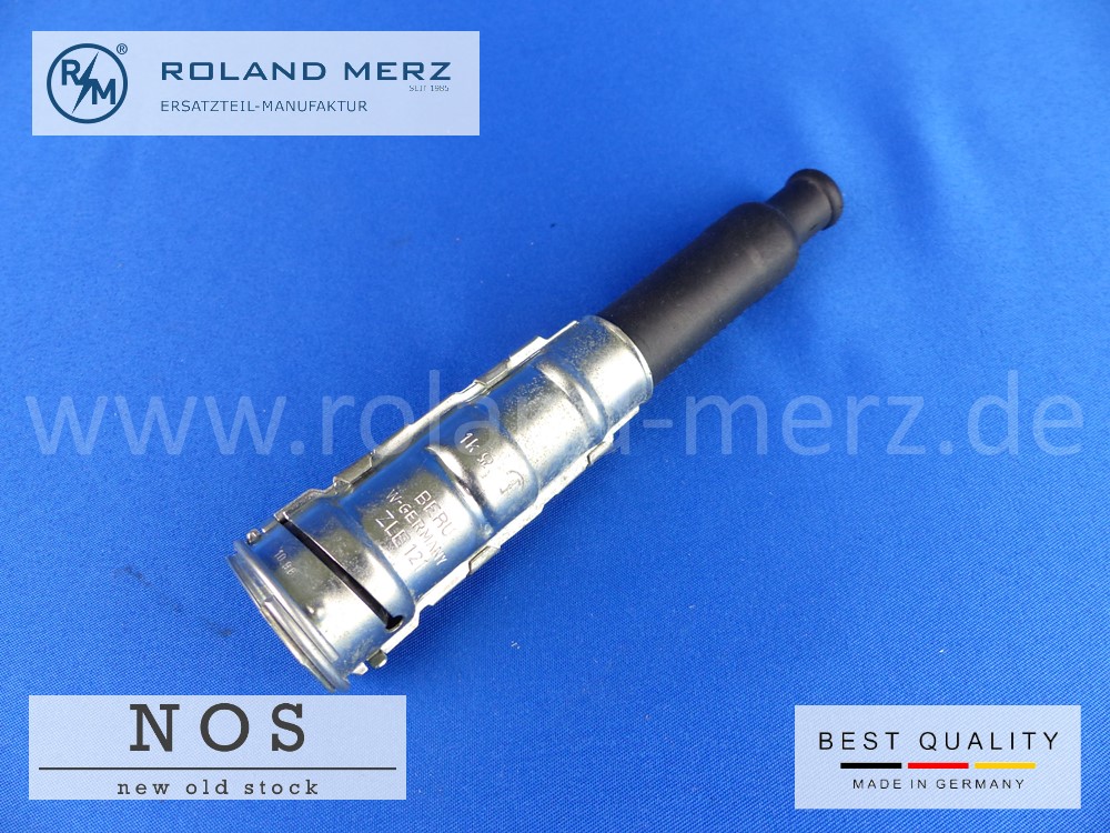ZLE121 Beru Zündkerzenstecker entstört 1K Ohm , ZLE 121, Bosch 0 300 062 102, 0300062102 für Mercedes mit M3 Gewinde, Länge 128 mm ZLE121 Beru Zündkerzenstecker entstört 1K Ohm , ZLE 121, Bosch 0 300 062 102, 0300062102 für Mercedes mit M3 Gewinde, Länge 128 mm