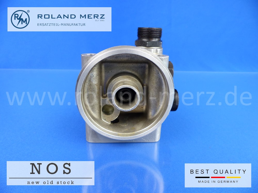 P1130733 Ölfiltergehäuse-Oberteil 000 184 30 08 für Motor M 189 Mercedes 300SE und 300SEL