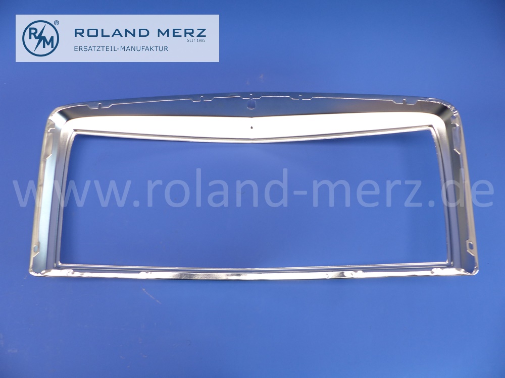 1168880515 Kühlerverkleidung, Verkleidung Kühler Chrom, Mercedes W116 S-Klasse, Original Mercedes Neuteil, NOS 