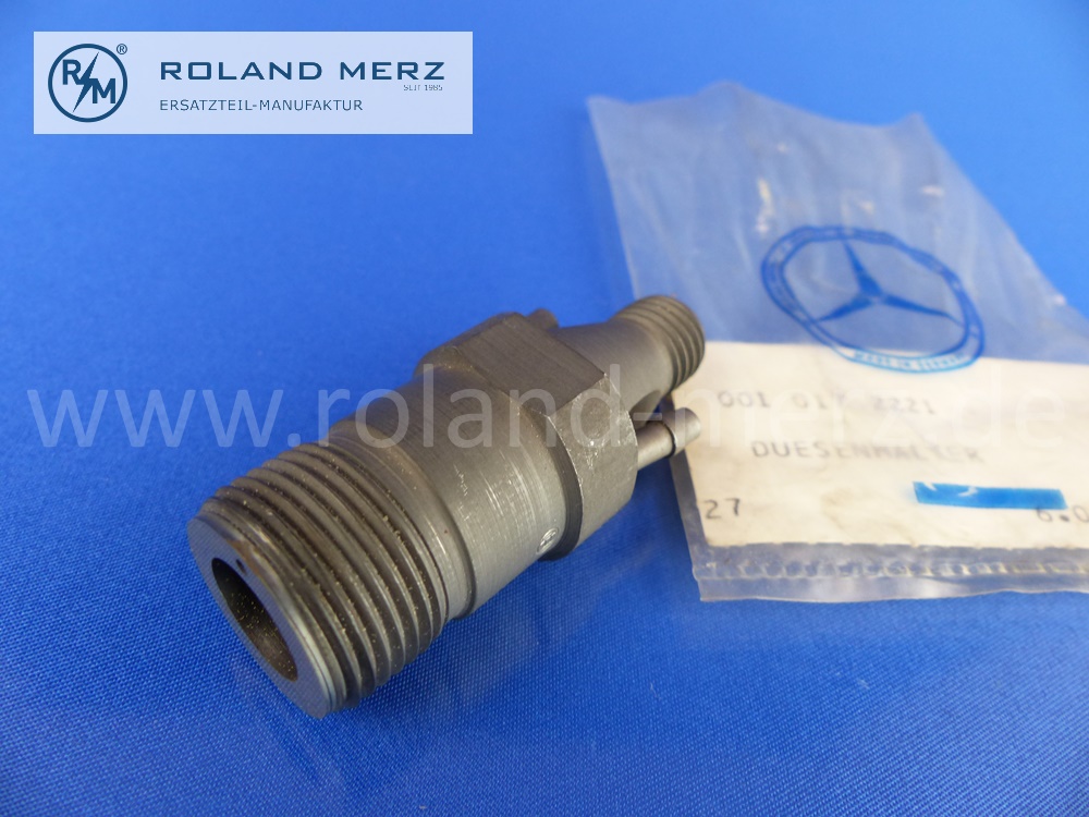 0010172221 nozzle holder Mercedes OM615, 616, 617, original Mercedes-Benz spare part, NOS