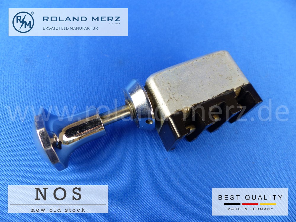Chrom Zugschalter für Mercedes 170S W 136 - 220 W 187 - 300SL W 198