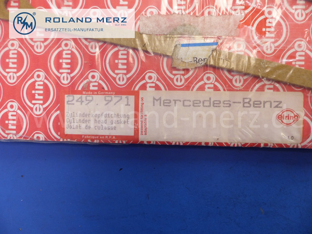 249.971 Zylinderkopfdichtung, Mercedes Motor OM615, original Elring Neuteil, NOS 