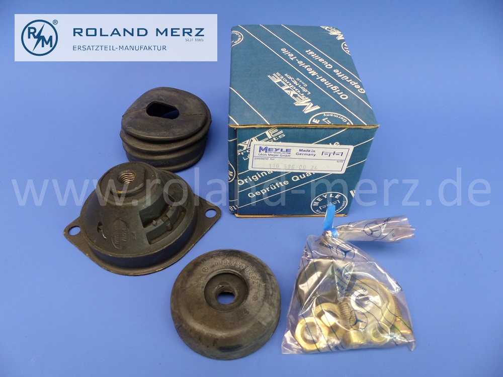 1105860024 Reparatursatz Motorlagerung hinten für Mercedes W110, 190c und 200 in Erstausrüsterqalität, Original Mercedes Neuteil, NOS 