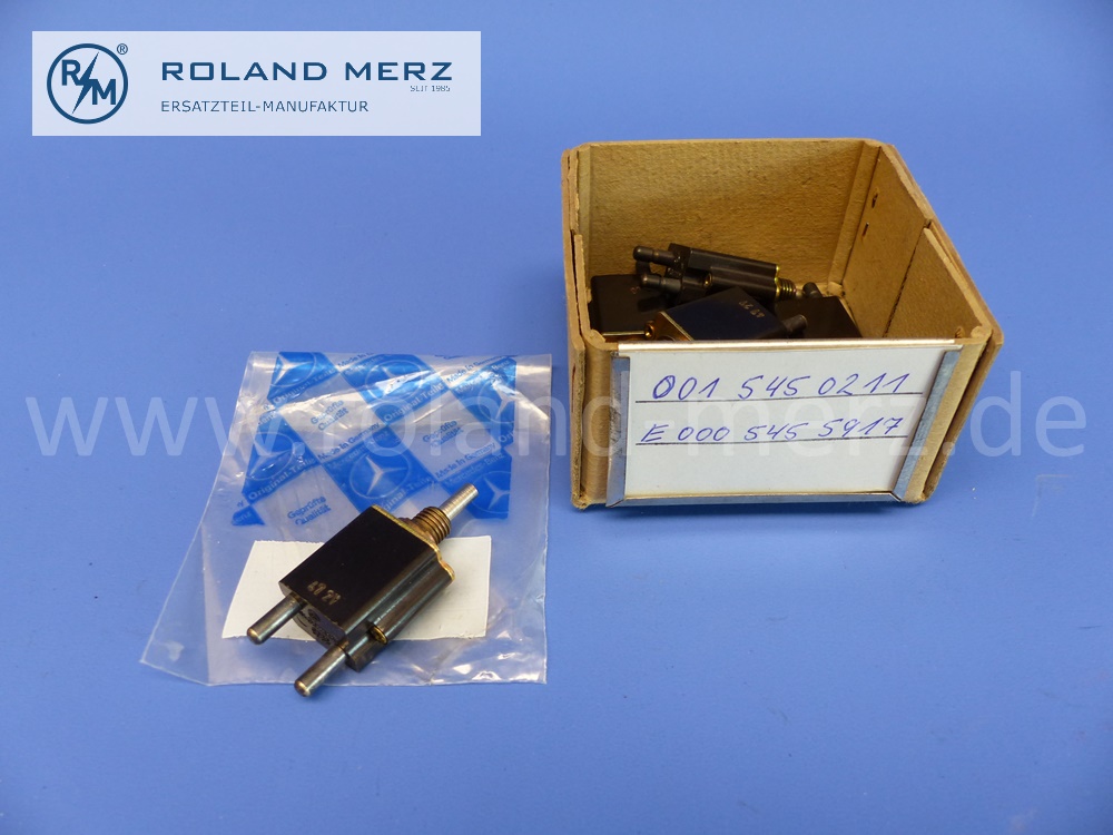 0015450211 Schalter diverse Funktionen, E. 0005455917, Mercedes W100, W107, W108, W109, W110, W111, W114, W115, W116, Original Mercedes Neuteil, NOS 